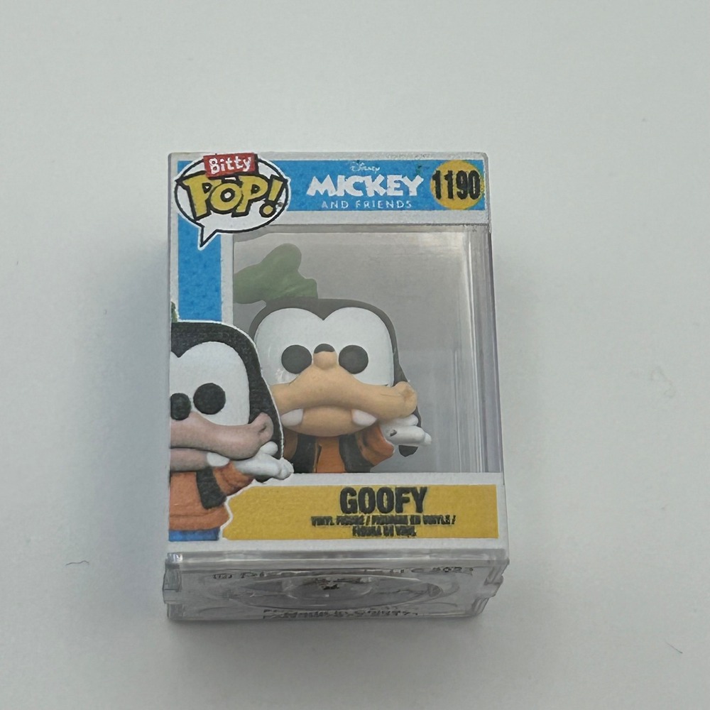 Disney Funko Bitty Pop Mickey and Friends Goofy Vinyl Figure 1190 New 1.25" box